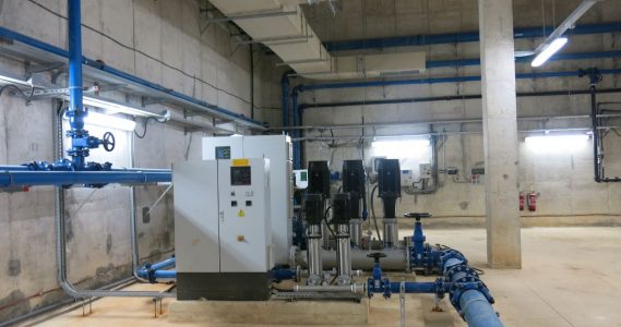 SmartCity Malta – Pump Room: Mains Water/Secondary Water Pump System